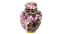 Floral Brush Keepsake Urn